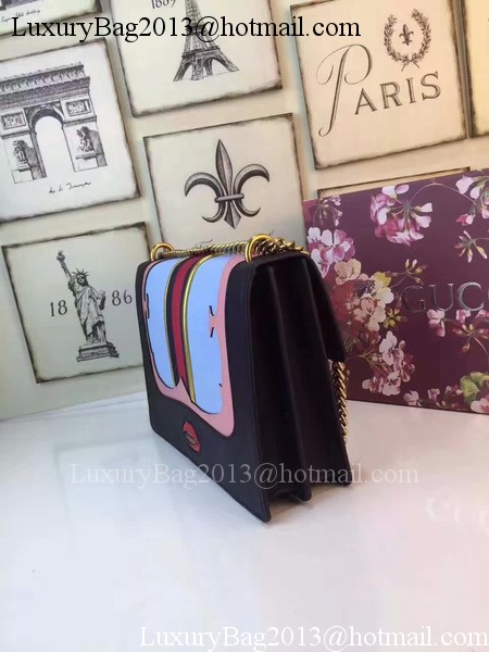 Gucci GG Marmont Shoulder Bag 431328 Black