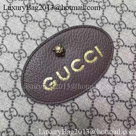 Gucci GG Supreme Drawstring Backpack 473872 Yellow