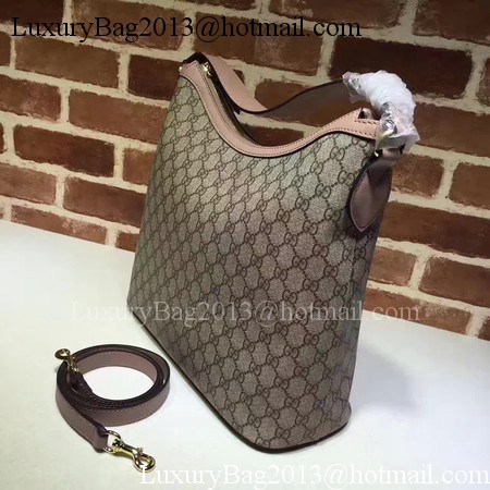 Gucci Miss GG Canvas Hobo Bag 414930 Pink