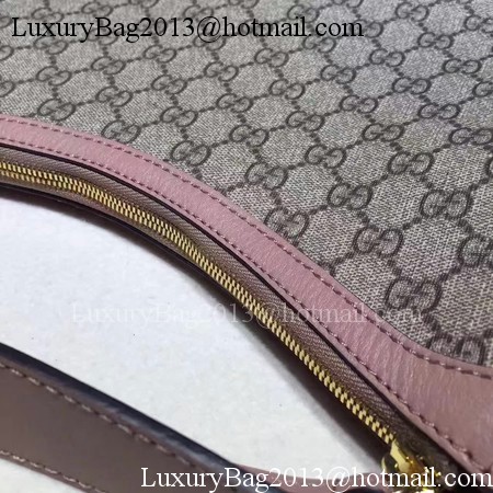 Gucci Miss GG Canvas Hobo Bag 414930 Pink