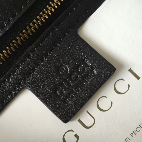 Gucci Queen Margaret Top Handle Bag 476664 Black&White