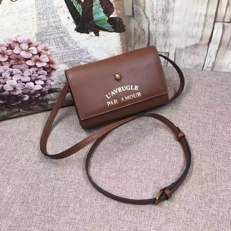 Gucci Animalier mini Shoulder Bag 460117 Brown