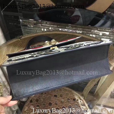 Gucci Broche GG Supreme top handle bag 466432 Fox