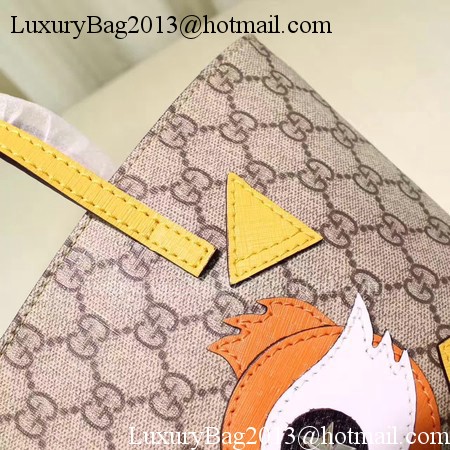 Gucci Childrens Owl Tote Bag 477488 Yellow
