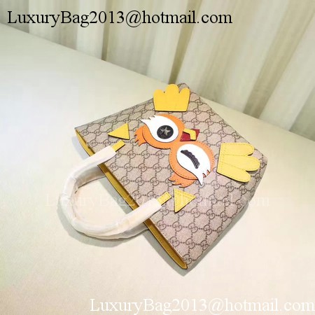 Gucci Childrens Owl Tote Bag 477488 Yellow