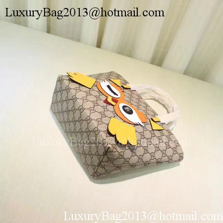 Gucci Childrens Owl Tote Bag 477488 Yellow