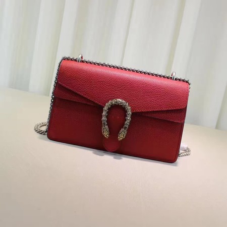 Gucci Dionysus Blooms Leather Shoulder Bag 400249 Red