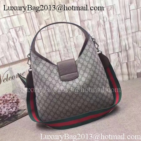 Gucci Dionysus Medium GG Supreme Hobo Bag 446687 Brwon