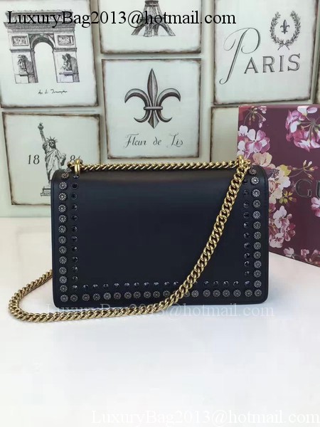 Gucci Dionysus Studded Shoulder Bag 400249B Black