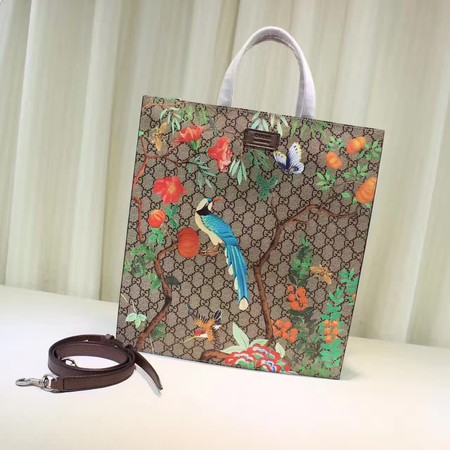 Gucci Soft GG Blooms Tote Bag 450950 Bird