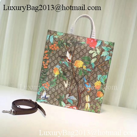 Gucci Soft GG Blooms Tote Bag 450950 Bird