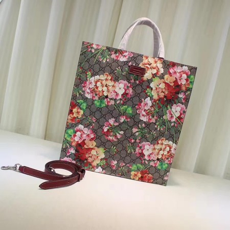 Gucci Soft GG Blooms Tote Bag 450950 Red