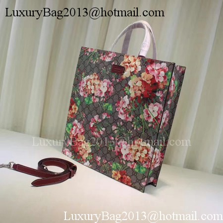 Gucci Soft GG Blooms Tote Bag 450950 Red