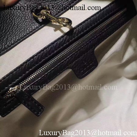 Gucci Soho Medium Tote Bag Calfskin Leather 308982 Black
