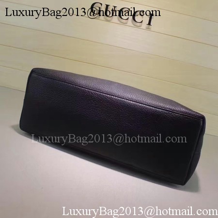 Gucci Soho Medium Tote Bag Calfskin Leather 308982 Black