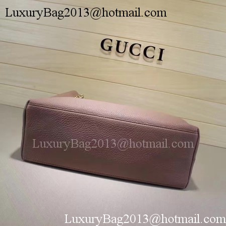 Gucci Soho Medium Tote Bag Calfskin Leather 308982 Pink