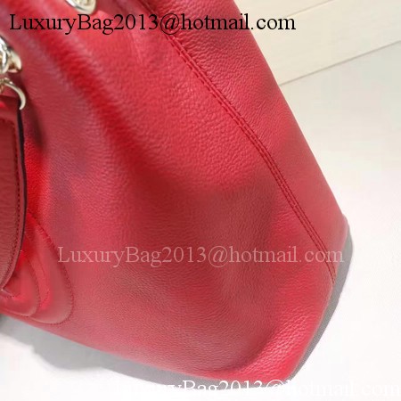 Gucci Soho Medium Tote Bag Calfskin Leather 308982 Red