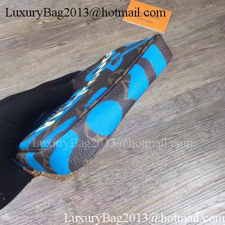 Louis Vuitton Monogram Canvas POCHETTE ACCESSOIRES M60158 Blue