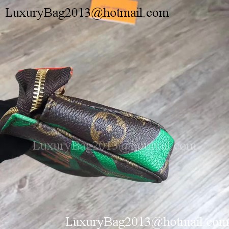 Louis Vuitton Monogram Canvas POCHETTE ACCESSOIRES M60158 Green