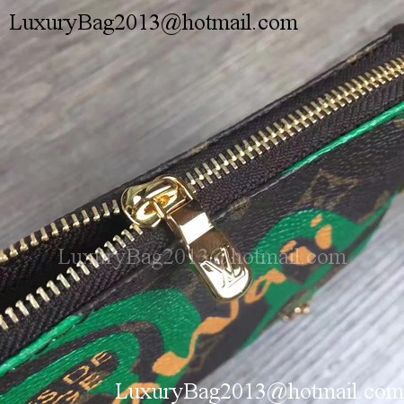 Louis Vuitton Monogram Canvas POCHETTE ACCESSOIRES M60158 Green