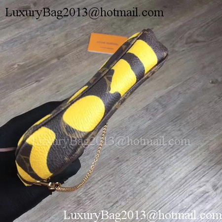 Louis Vuitton Monogram Canvas POCHETTE ACCESSOIRES M60158 Yellow