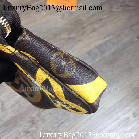 Louis Vuitton Monogram Canvas POCHETTE ACCESSOIRES M60158 Yellow