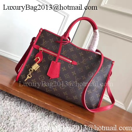 Louis Vuitton Monogram Canvas POPINCOURT PM M43462 Red