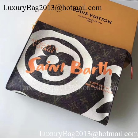 Louis Vuitton Monogram Canvas TOILETRY POUCH 26 M44137 OffWhite