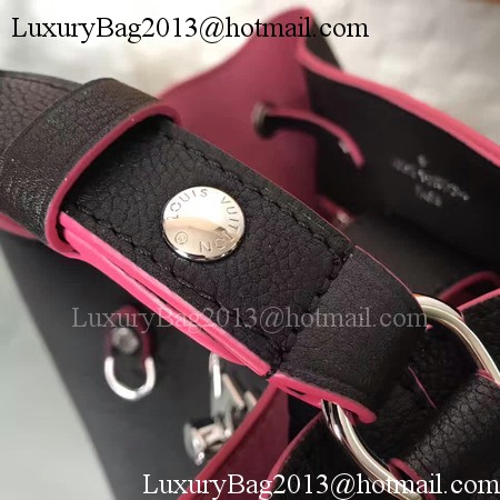 Louis Vuitton Soft Calfskin LOCKME BUCKET M54677 Black