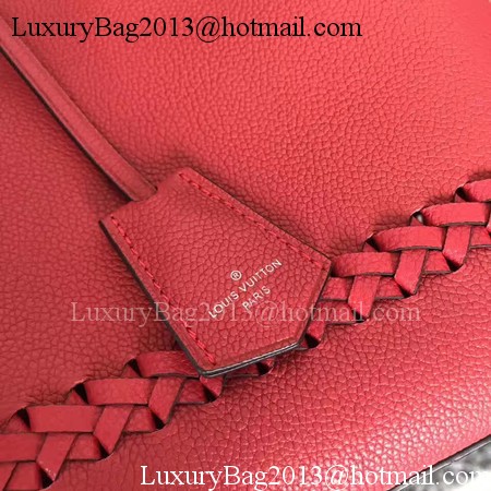 Louis Vuitton Soft Calfskin LOCKME BUCKET M54687 Red