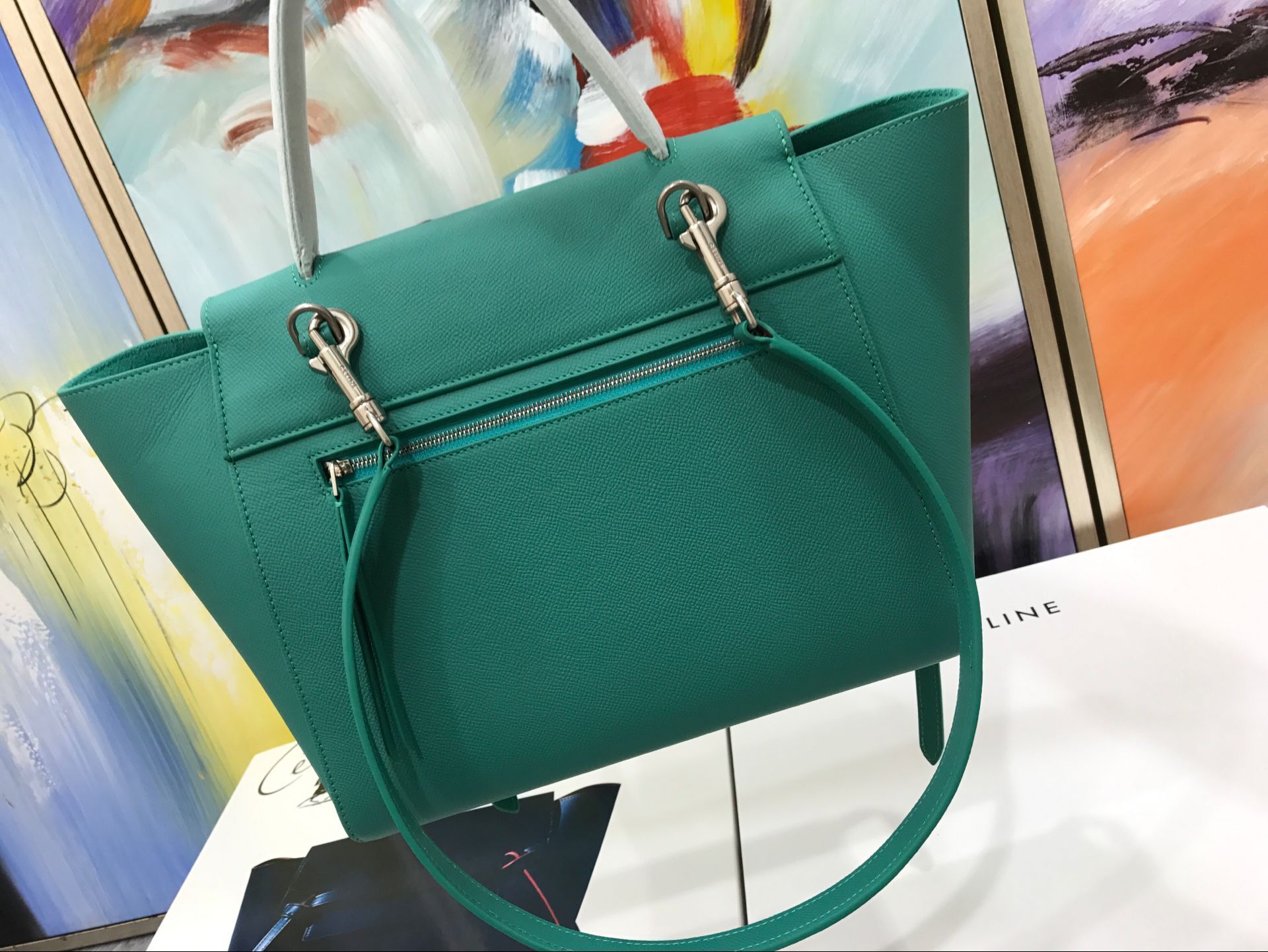 Celine Belt Bag Original Leather C98312 Green