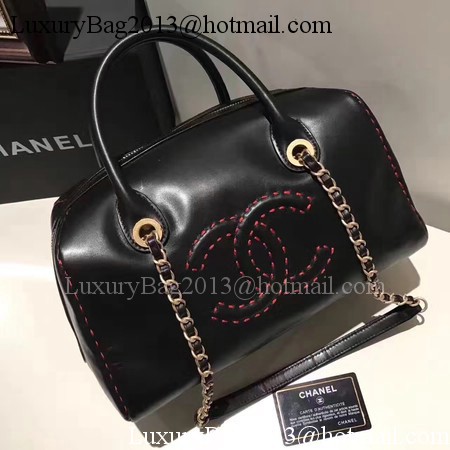 Chanel Boston Bag Original Leather A92239 Black