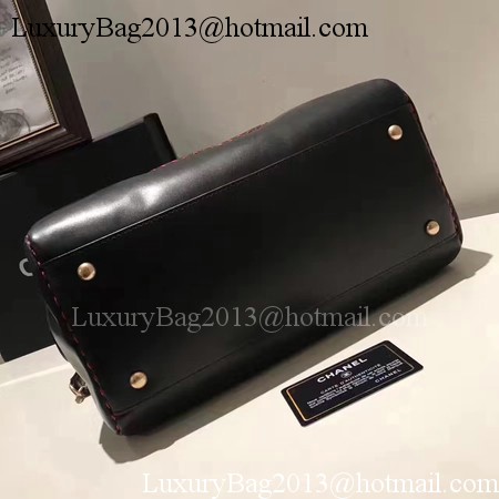 Chanel Boston Bag Original Leather A92239 Black
