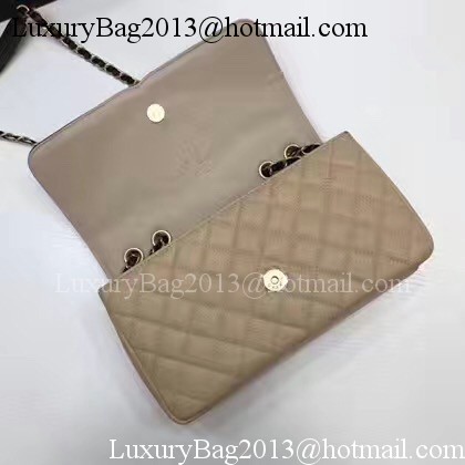 Chanel Flap Shoulder Bag Original Cannage Pattern A94430 Apricot