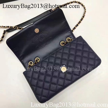 Chanel Flap Shoulder Bag Original Cannage Pattern A94430 Royal