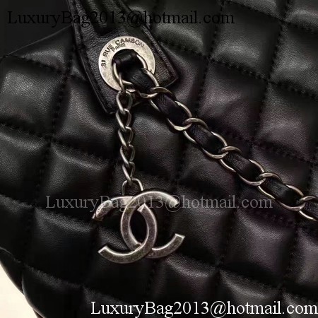 Chanel Shoulder Bag Original Sheepskin Leather A56987 Black