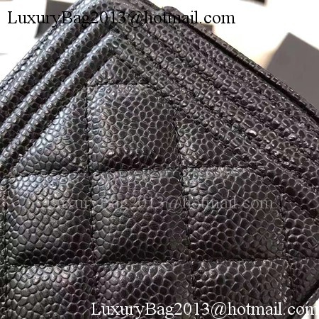 Chanel mini Shoulder Bag Cannage Pattern A94452 Black