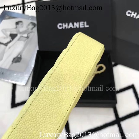 Chanel mini Shoulder Bag Cannage Pattern A94452 Lemon