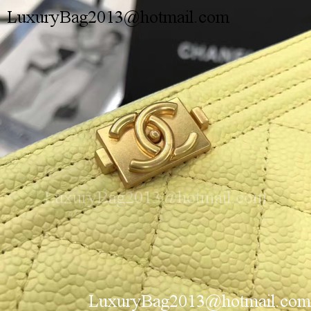 Chanel mini Shoulder Bag Cannage Pattern A94452 Lemon