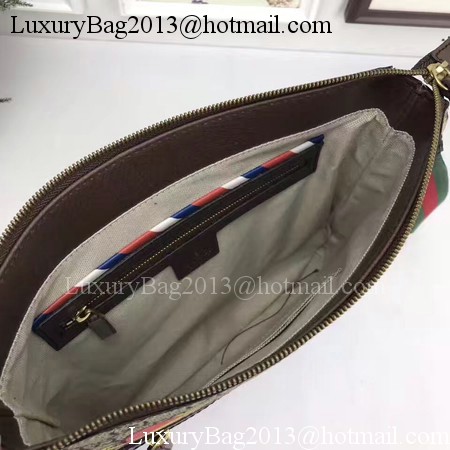 Gucci Courrier soft GG Supreme Messenger Bag 406408 Brown