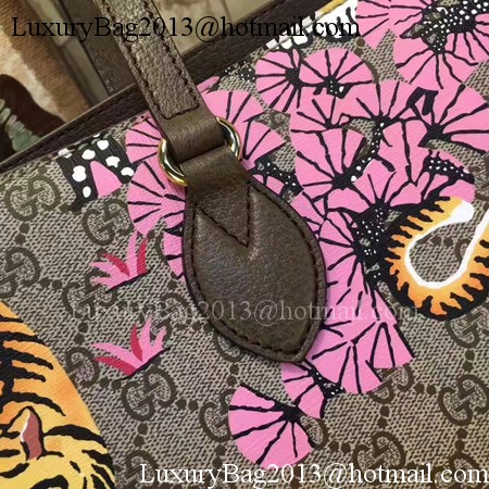 Gucci GG Canvas Tote Bags 453705 Tiger Prints