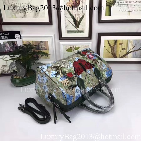 Gucci Limited Edition GG Supreme Top Handle Bag 409527 Butterfly