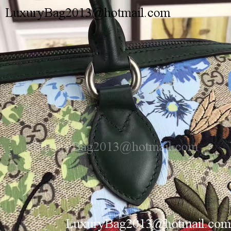 Gucci Limited Edition GG Supreme Top Handle Bag 409527 Butterfly