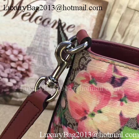 Gucci Soft GG Blooms Tote Bag 453705 Red