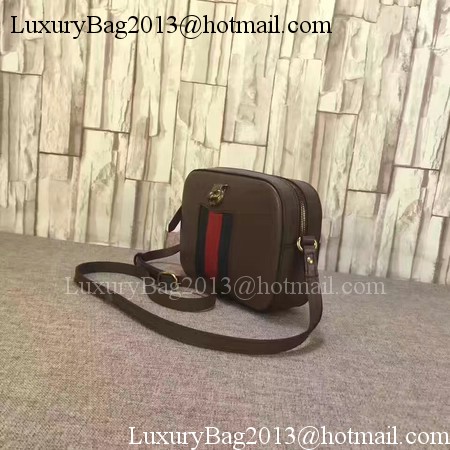 Gucci Soho Calfskin Leather Shoulder Bag 412009 Brown