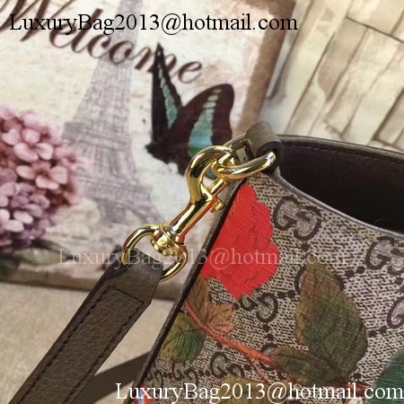 Gucci Tian Soft GG Tote Bag 453705 Brown