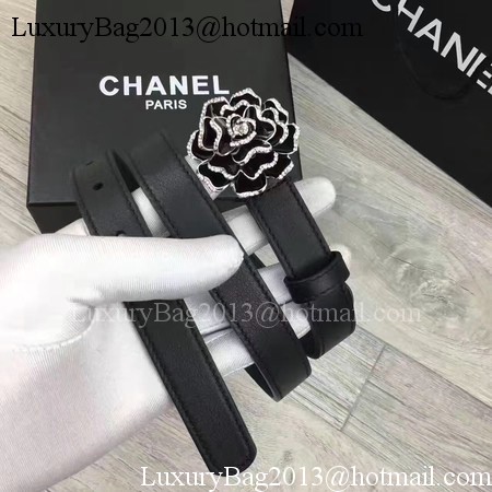 Chanel 20mm Leather Belt CH0801 Black