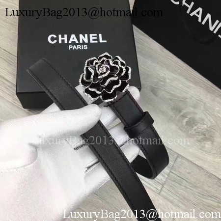 Chanel 20mm Leather Belt CH0801 Black