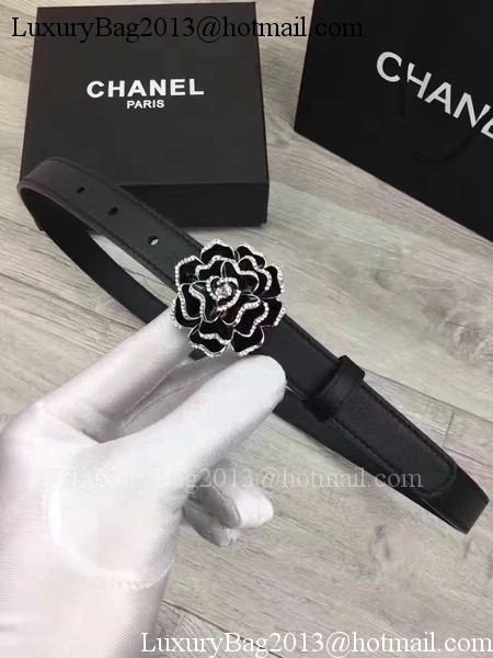 Chanel 20mm Leather Belt CH0801 Black