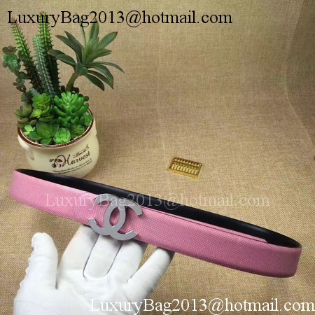 Chanel 30mm Leather Belt CH5232 Pink